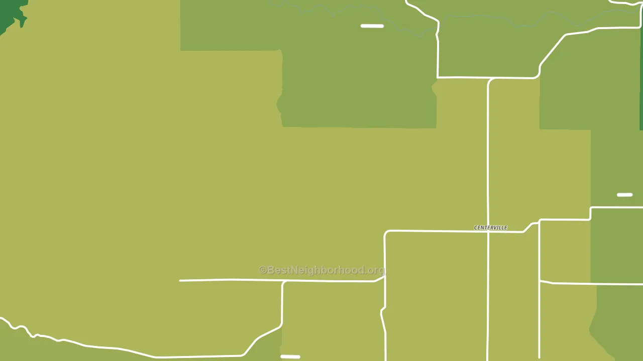 Centerville, WA block-group voter-turnout map