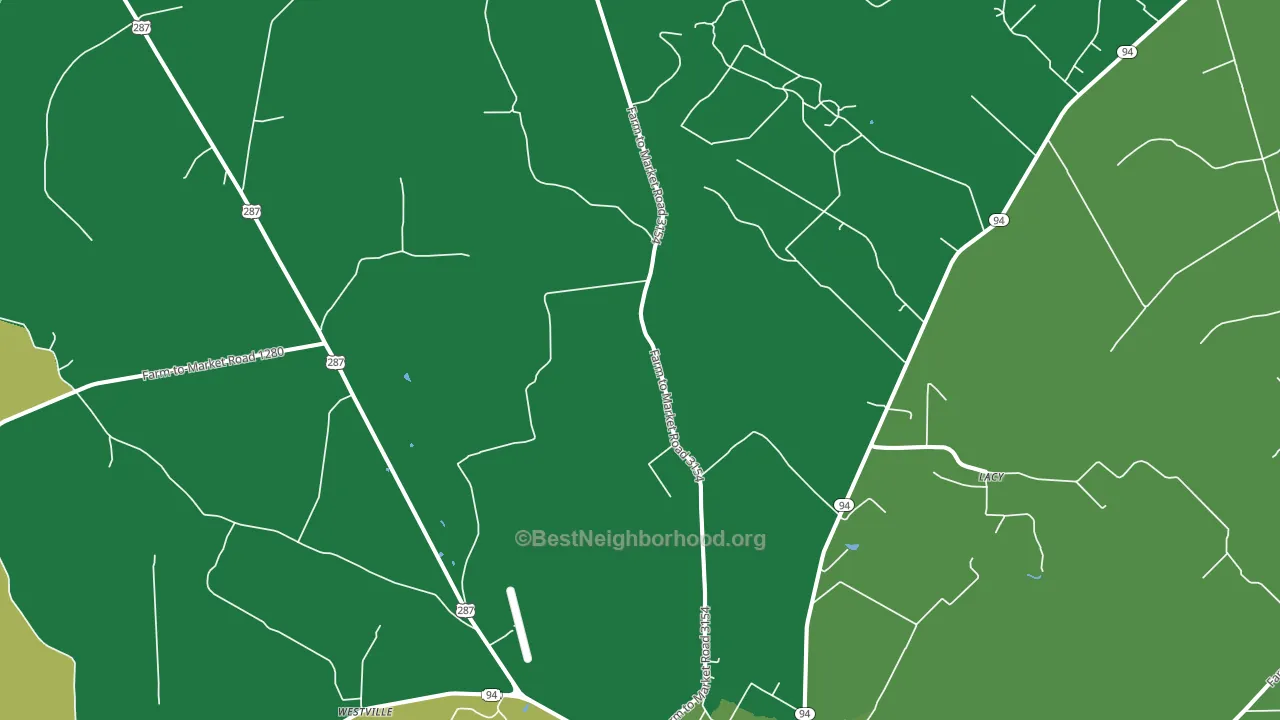 Centralia, TX block-group voter-turnout map