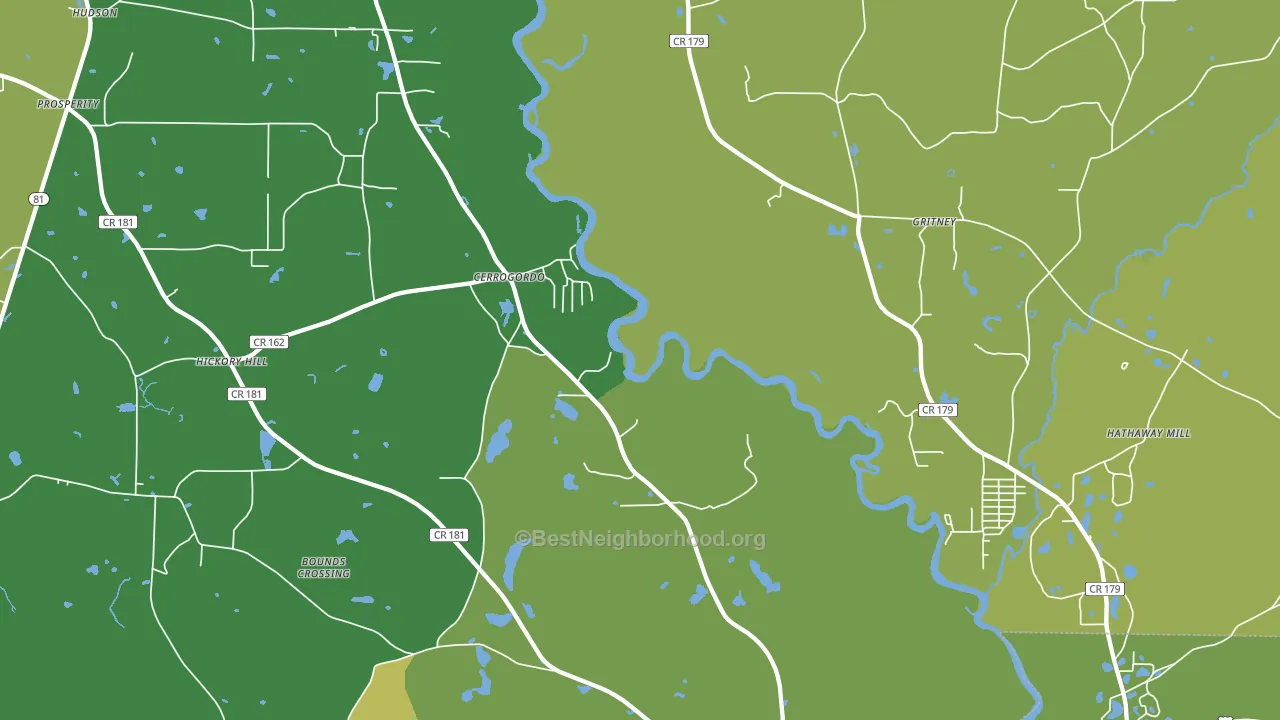 Cerrogordo, FL block-group voter-turnout map