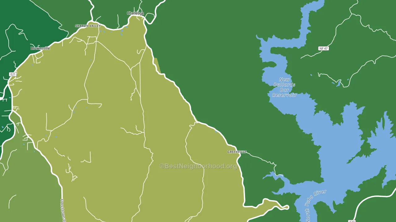Challenge, CA block-group voter-turnout map