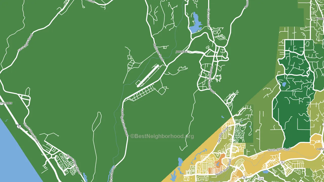 Chappo, CA block-group voter-turnout map
