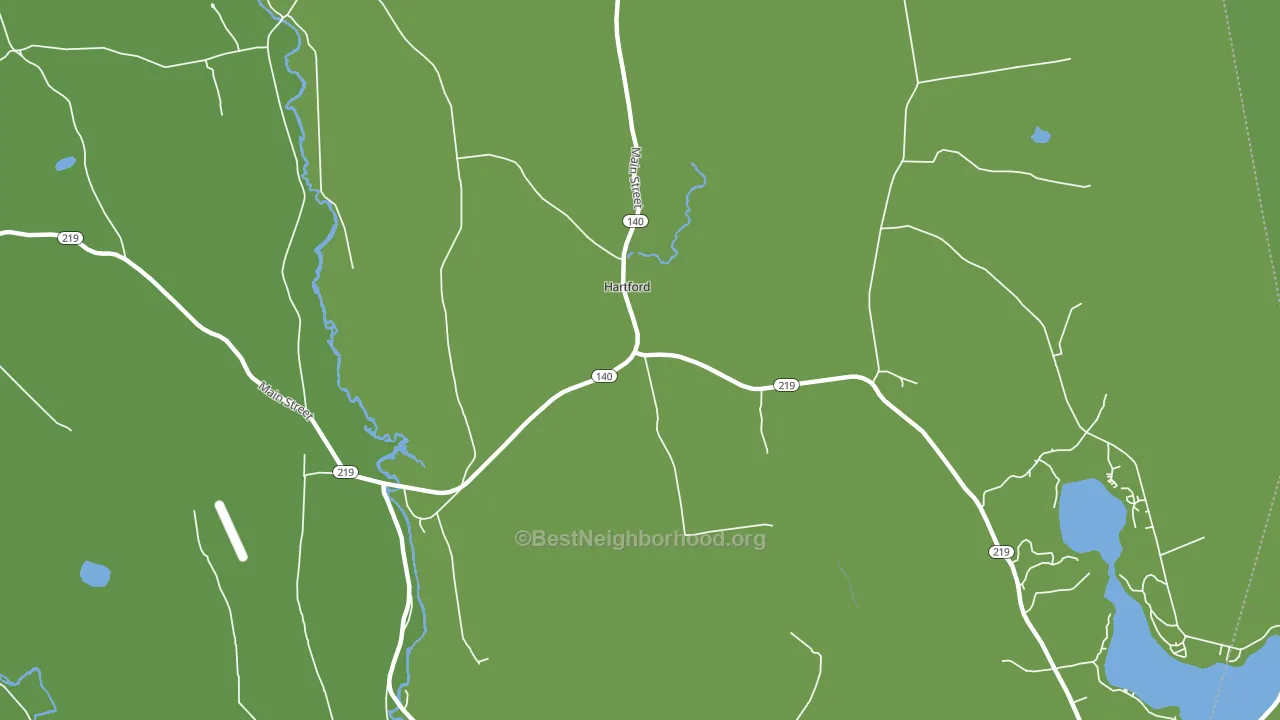 Chase Mills, ME block-group voter-turnout map