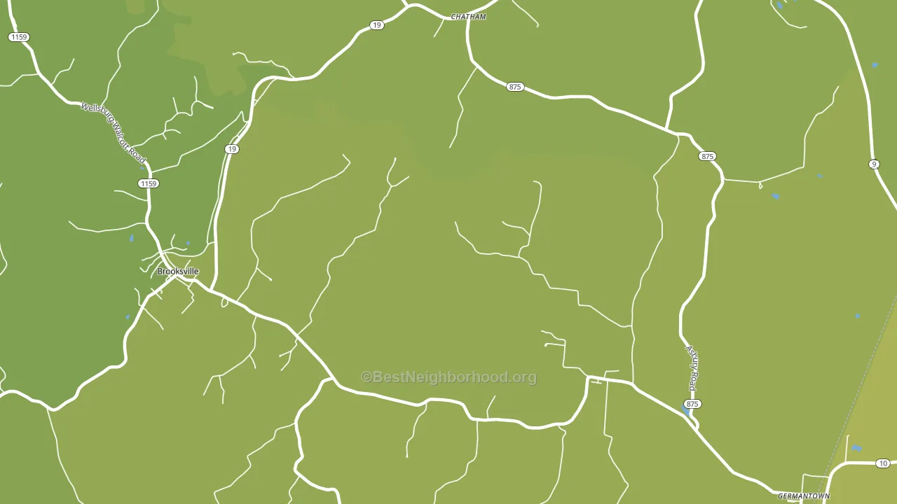 Chatham, KY block-group voter-turnout map