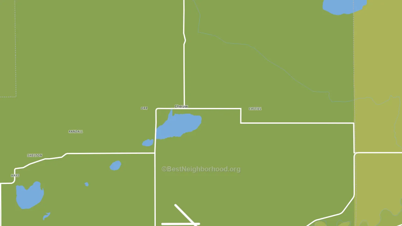 Cheraw, CO block-group voter-turnout map