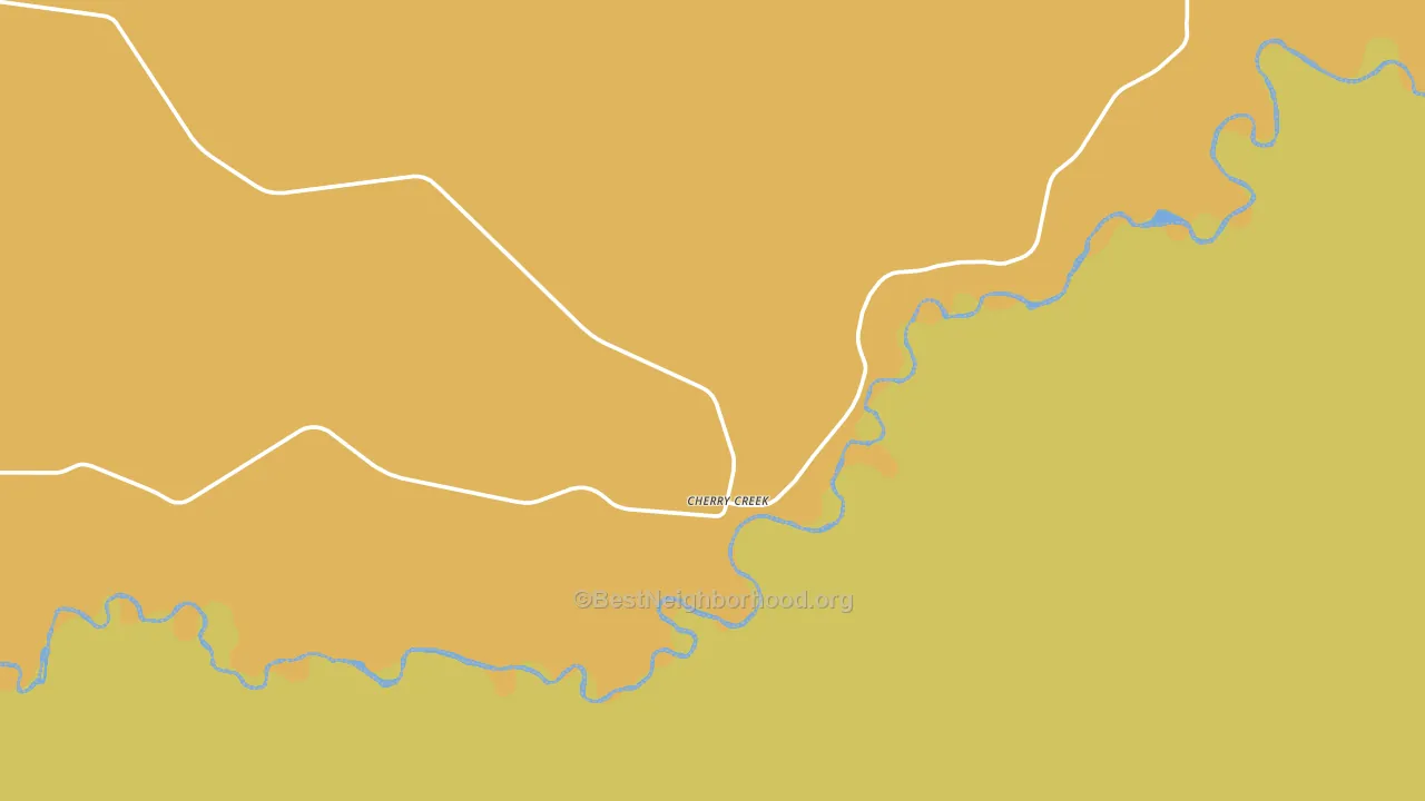 Cherry Creek, SD block-group voter-turnout map