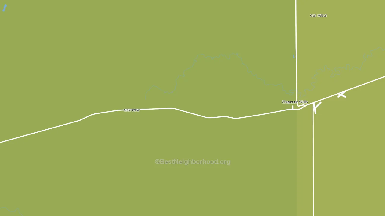 Cheyenne County, CO block-group voter-turnout map