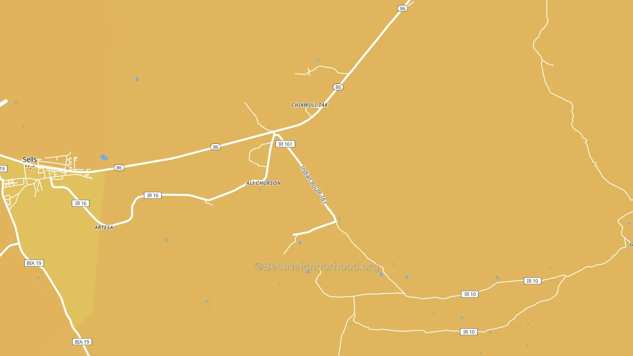 Chiawuli Tak, AZ block-group voter-turnout map