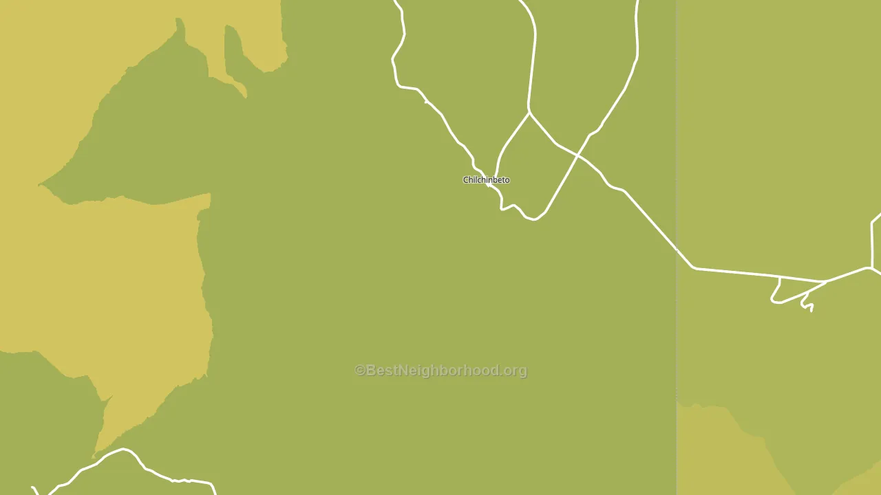 Chilchinbito, AZ block-group voter-turnout map