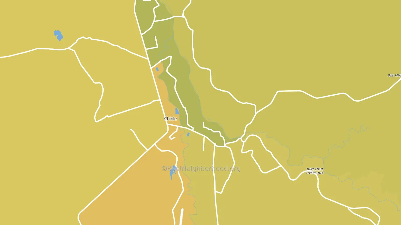 Chinle, AZ block-group voter-turnout map