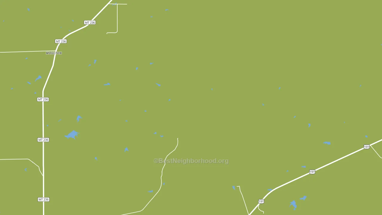 Christina, MT block-group voter-turnout map