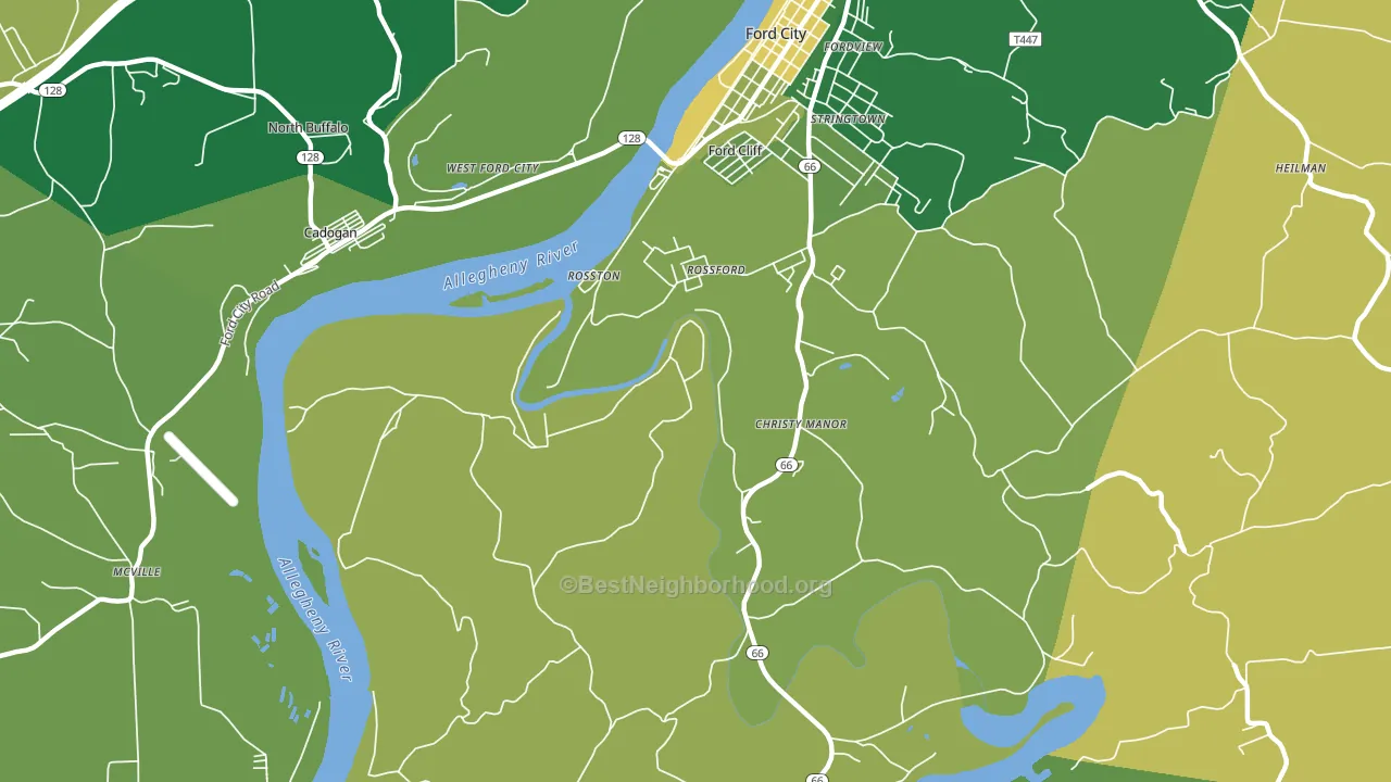 Christy Manor, PA block-group voter-turnout map
