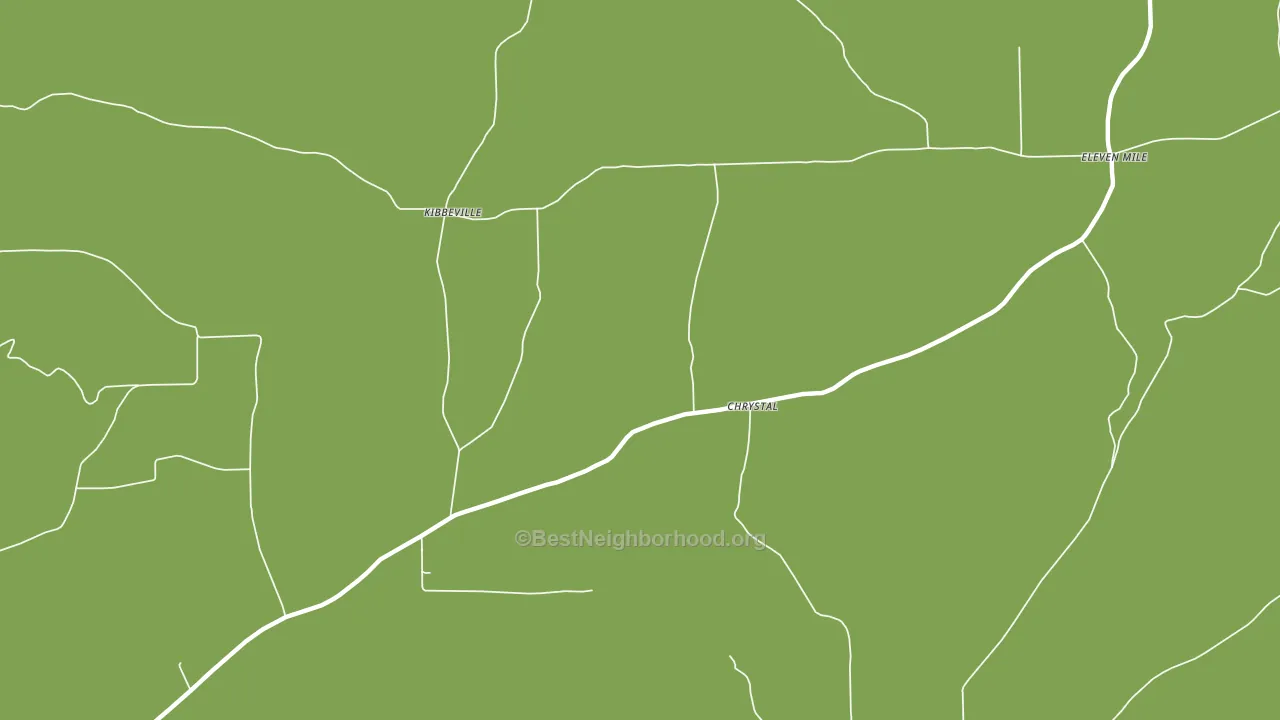 Chrystal, PA block-group voter-turnout map