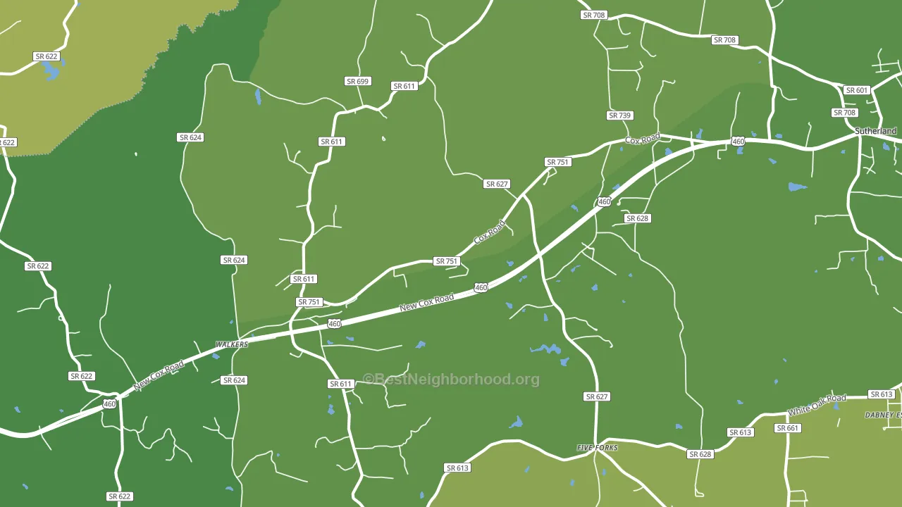 Church Road, VA block-group voter-turnout map