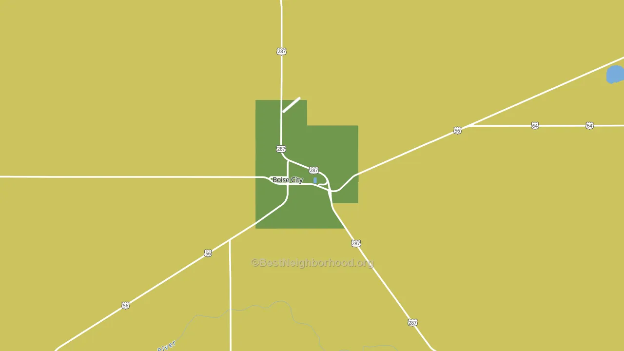 Cimarron County, OK block-group voter-turnout map
