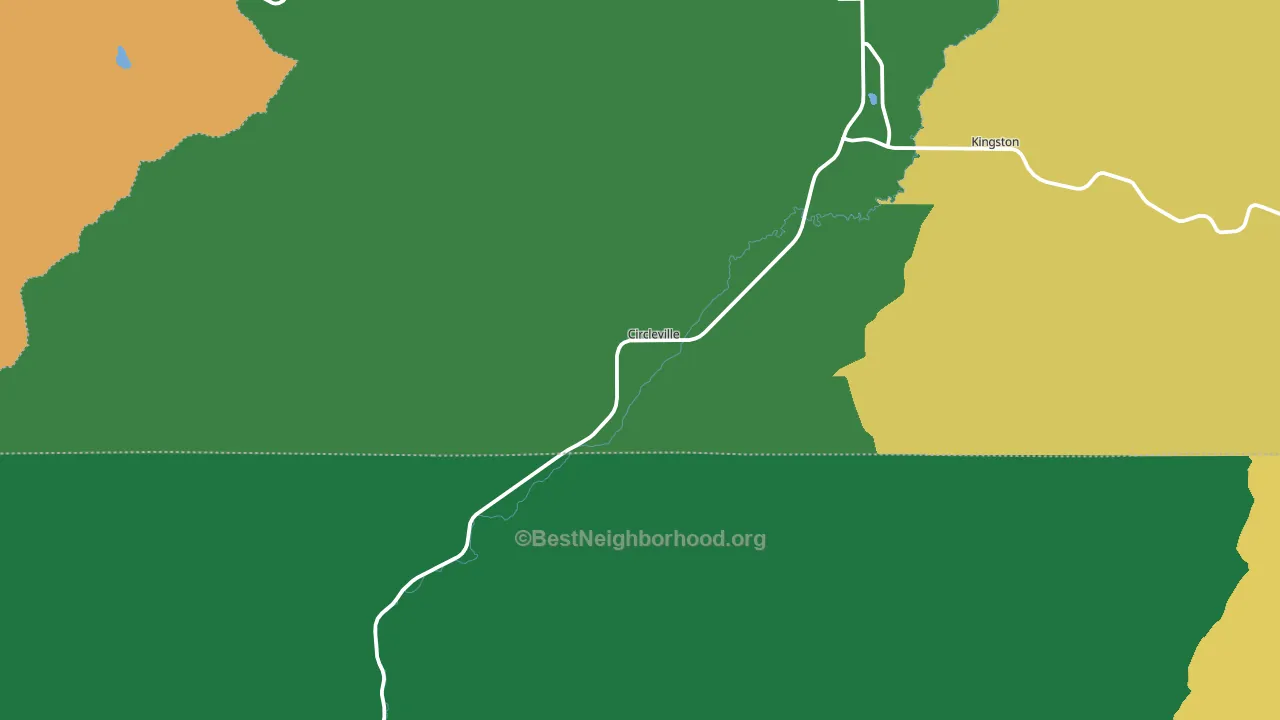 Circleville, UT block-group voter-turnout map