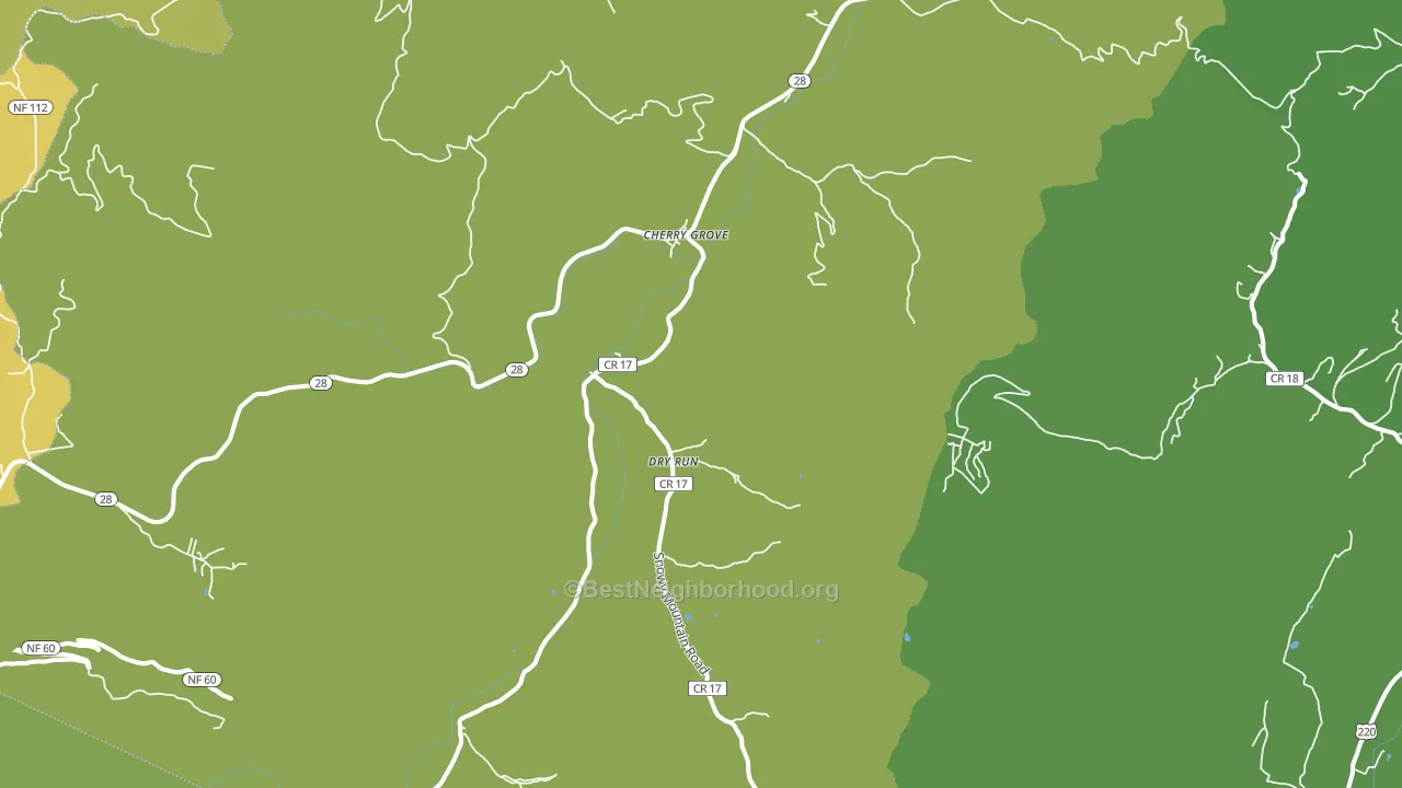 Circleville, WV block-group voter-turnout map