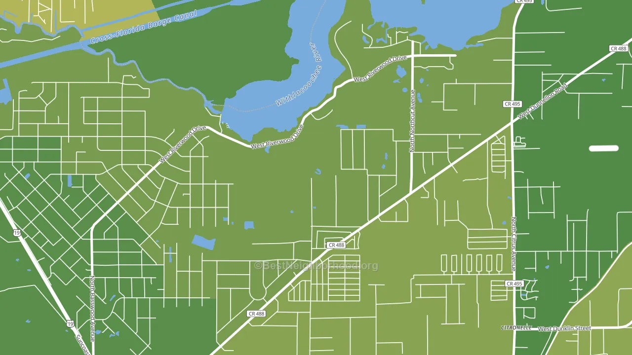 Citronelle, FL block-group voter-turnout map