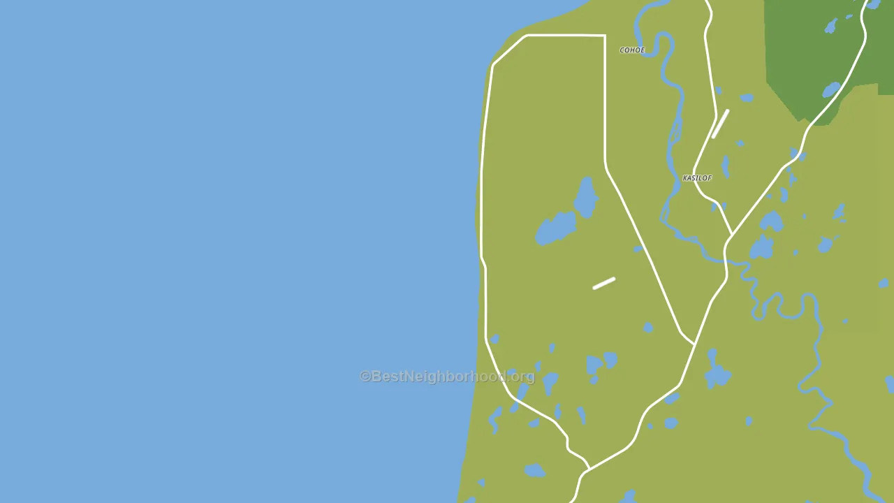Clam Gulch, AK block-group voter-turnout map