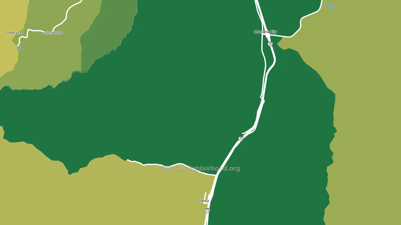 Clancy, MT block-group voter-turnout map