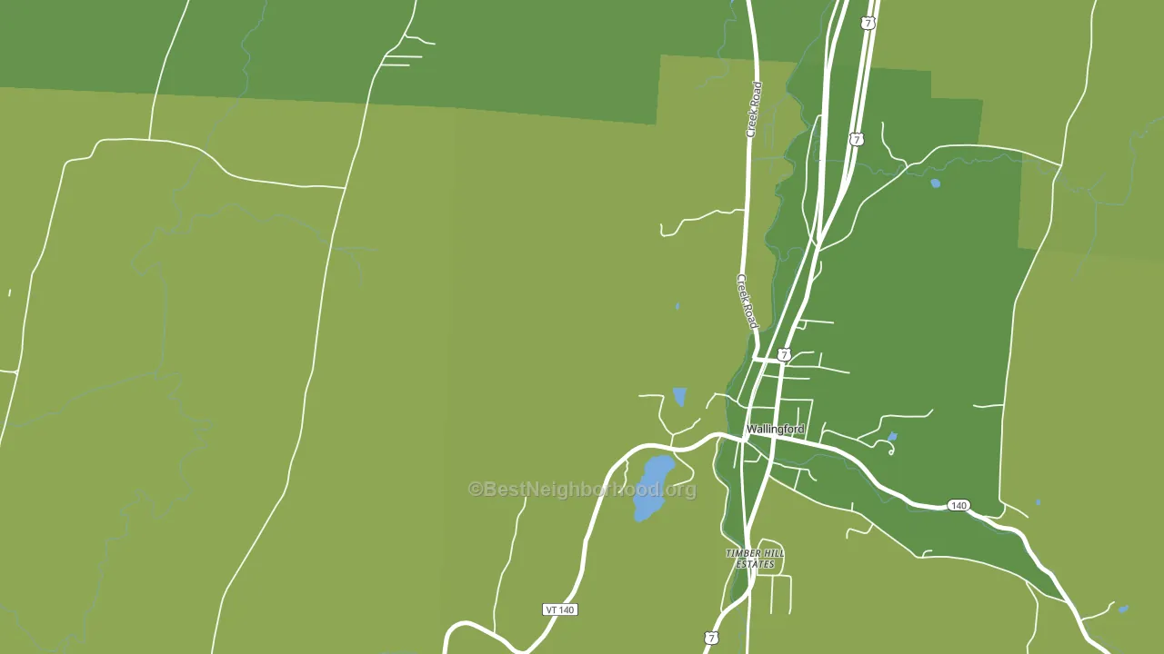 Clarendon, VT block-group voter-turnout map