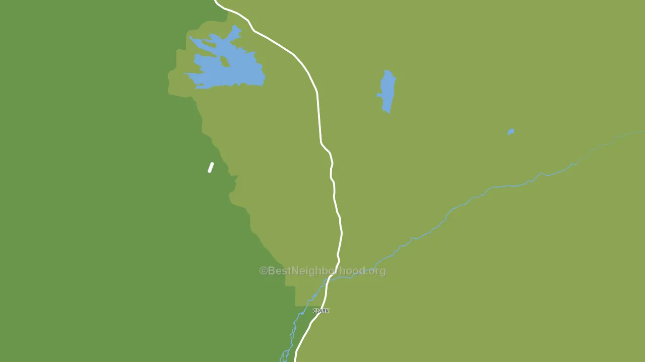 Clark, CO block-group voter-turnout map