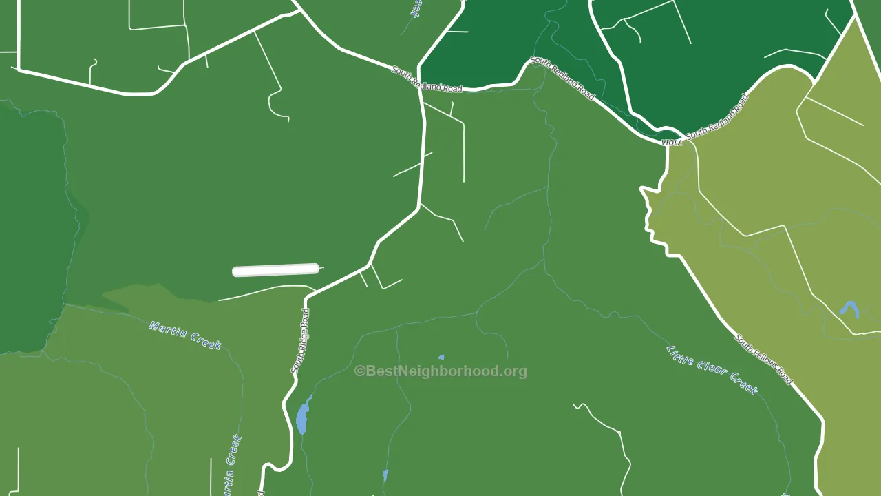 Clarkes, OR block-group voter-turnout map