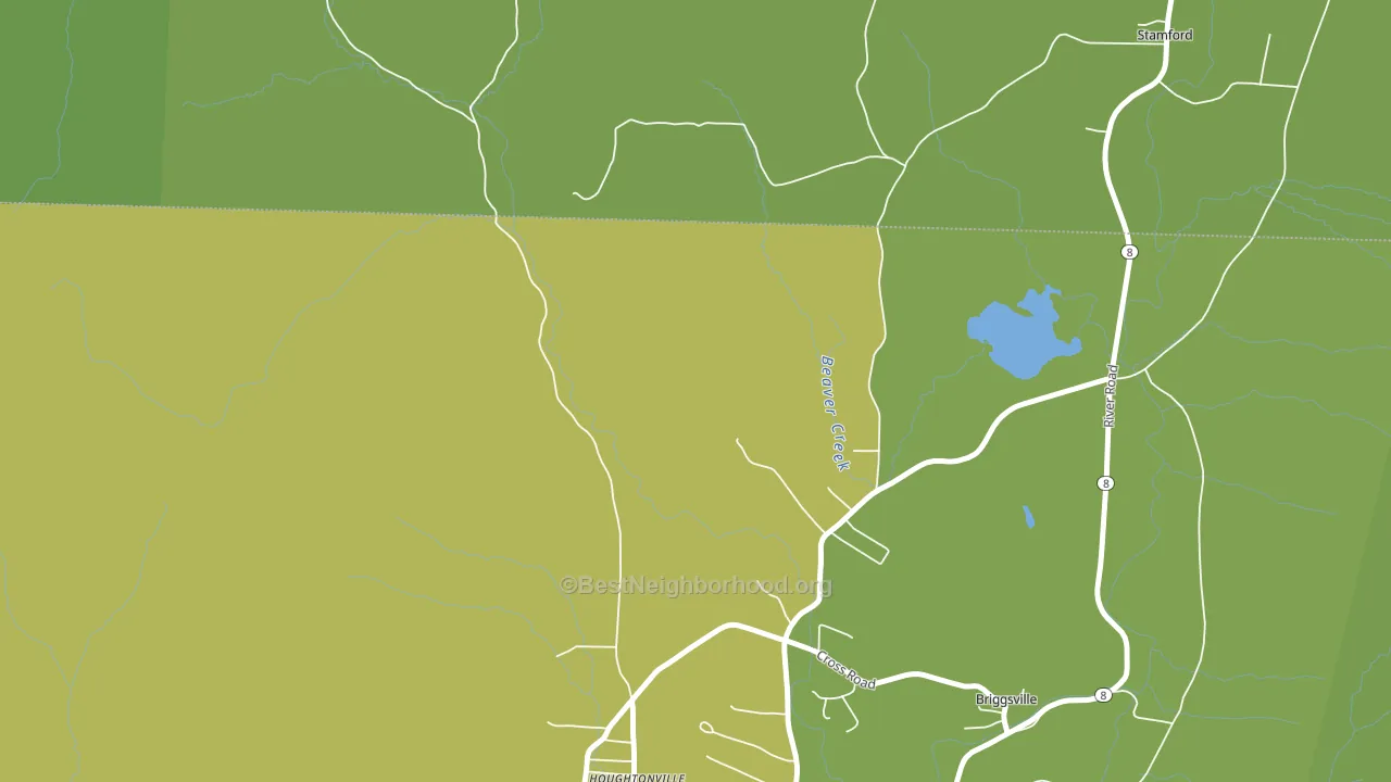 Clarksburg, MA block-group voter-turnout map
