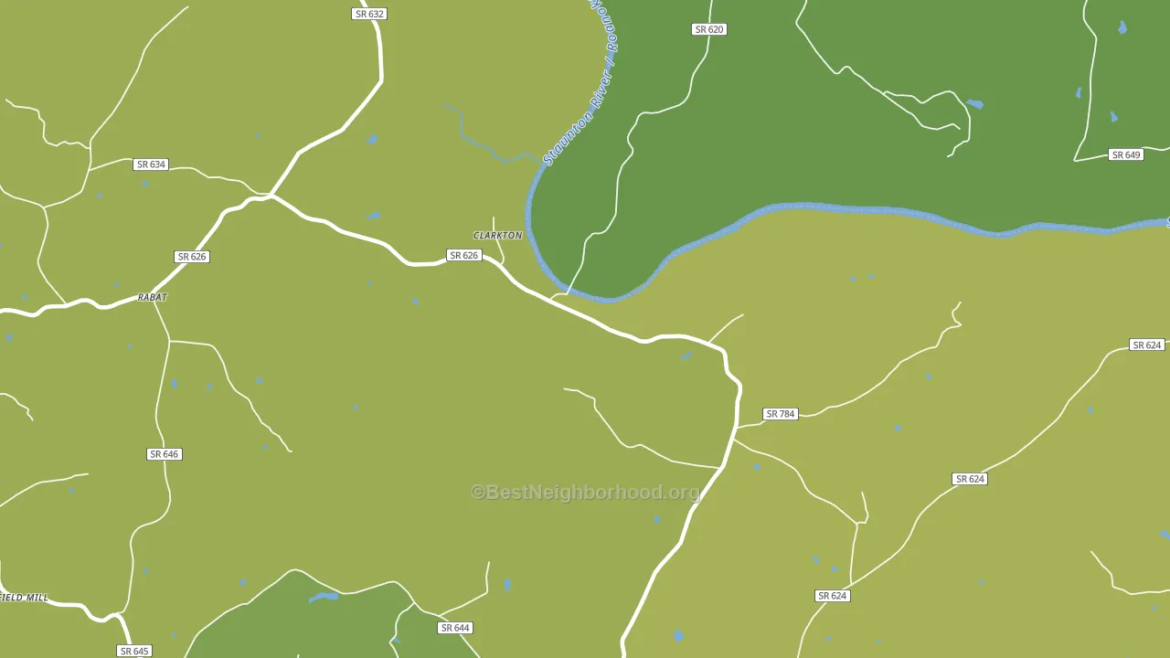 Clarkton, VA block-group voter-turnout map