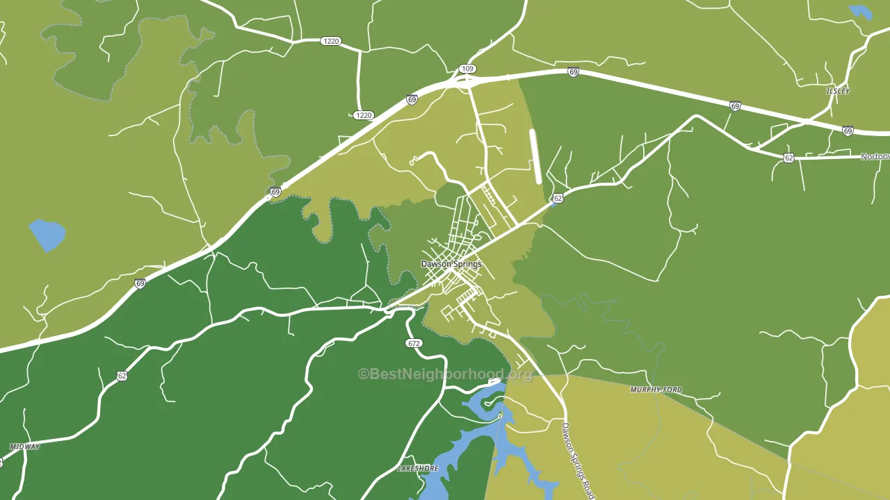 Claxton, KY block-group voter-turnout map