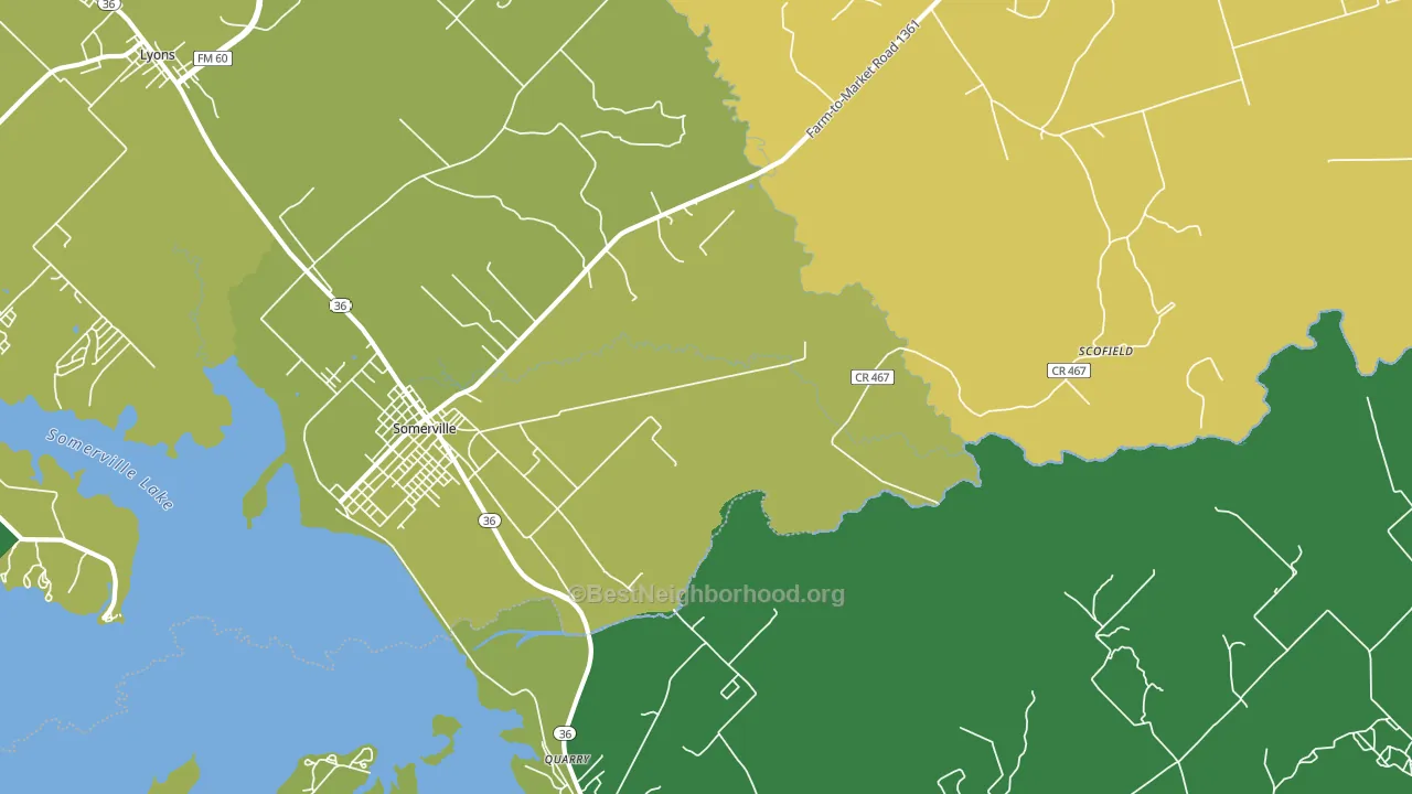 Clay, TX block-group voter-turnout map