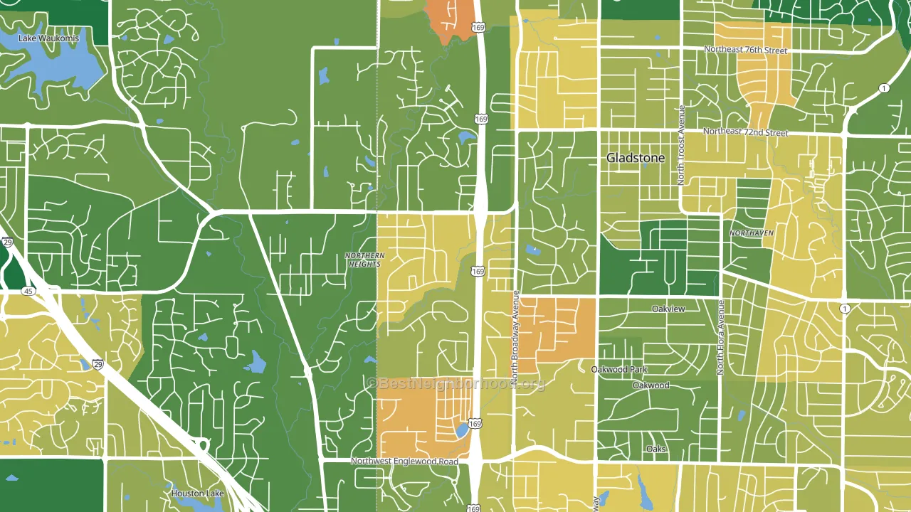 Clayton, Kansas City, MO block-group voter-turnout map