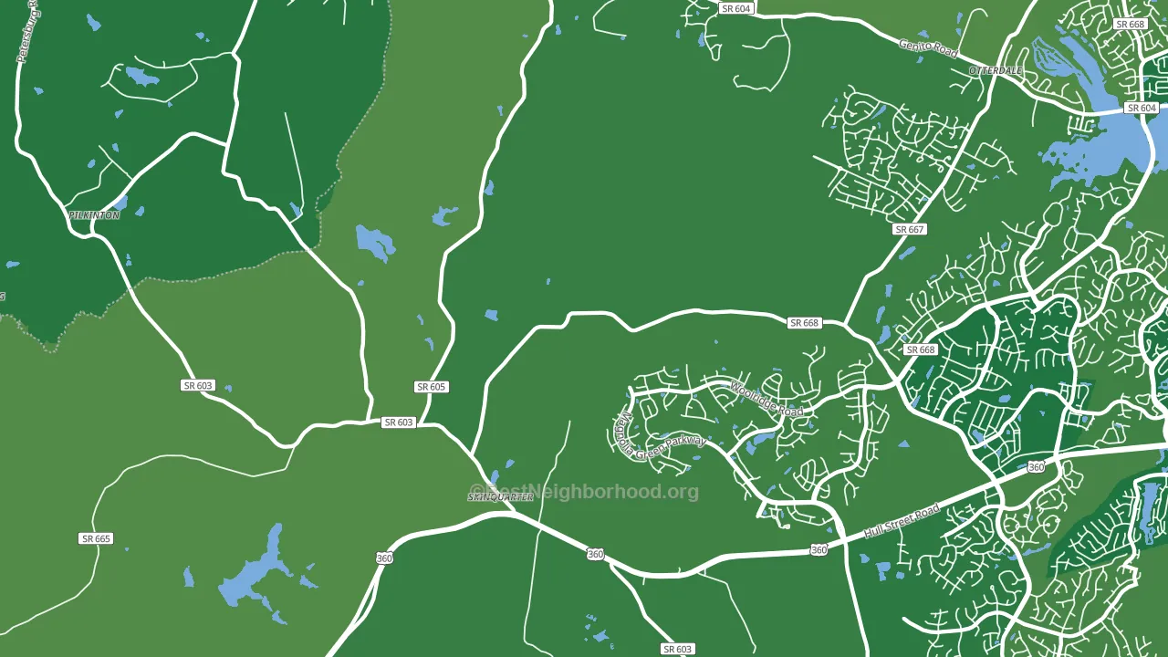 Clayville, VA block-group voter-turnout map