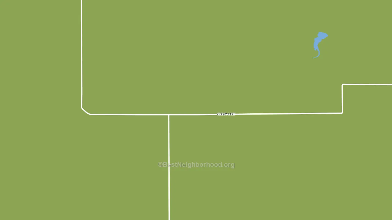 Clear Lake, OK block-group voter-turnout map