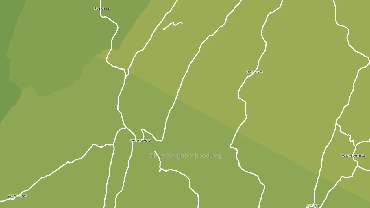 Clearville, PA block-group voter-turnout map