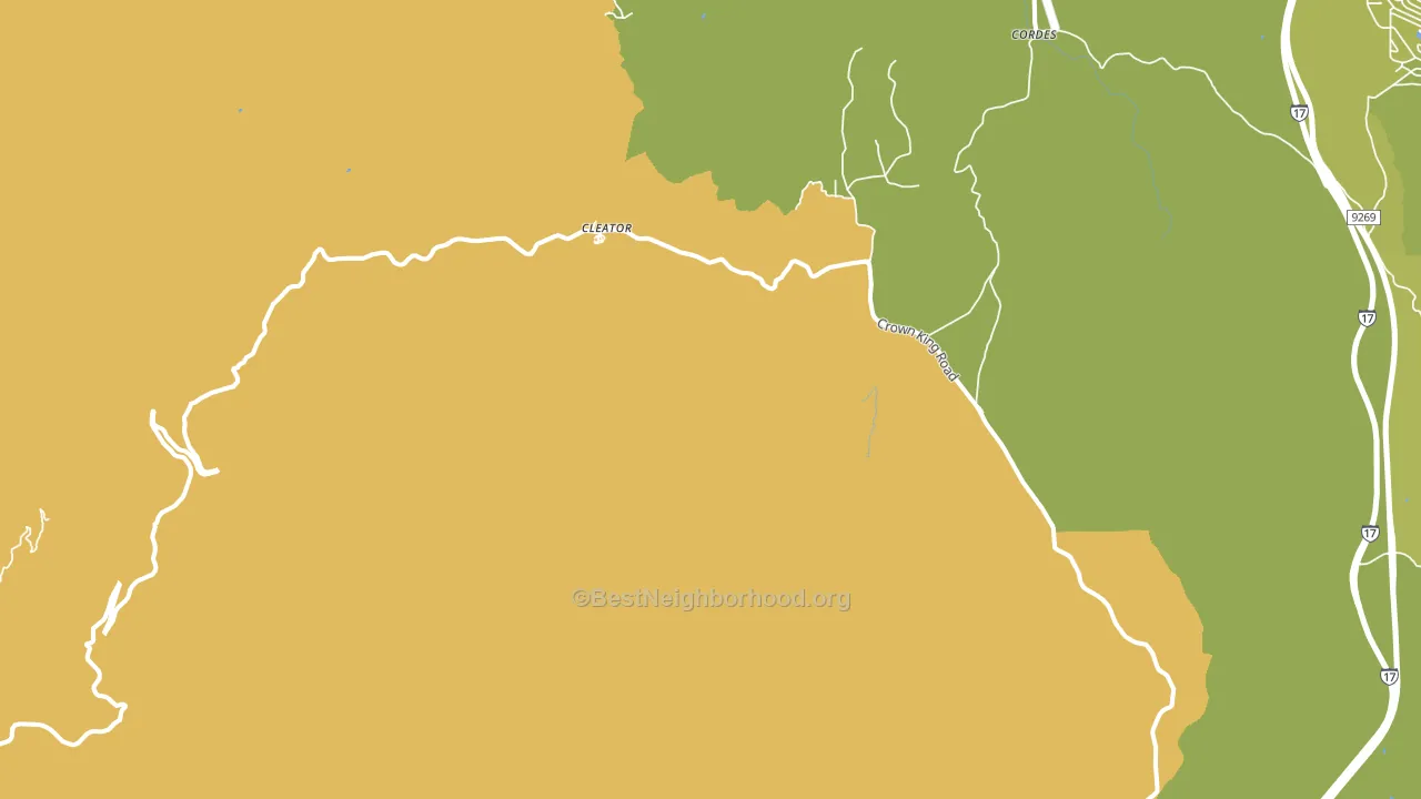 Cleator, AZ block-group voter-turnout map