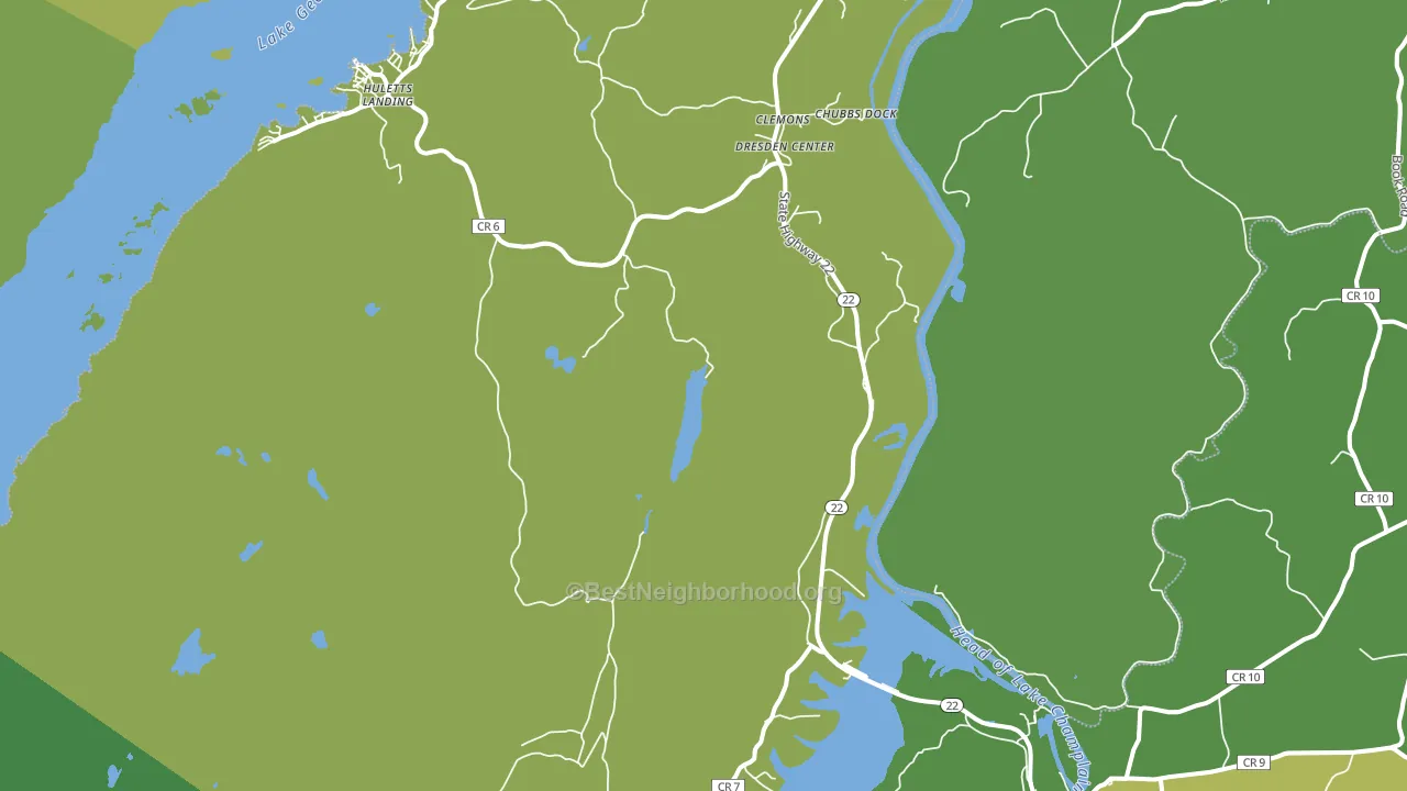 Clemons, NY block-group voter-turnout map