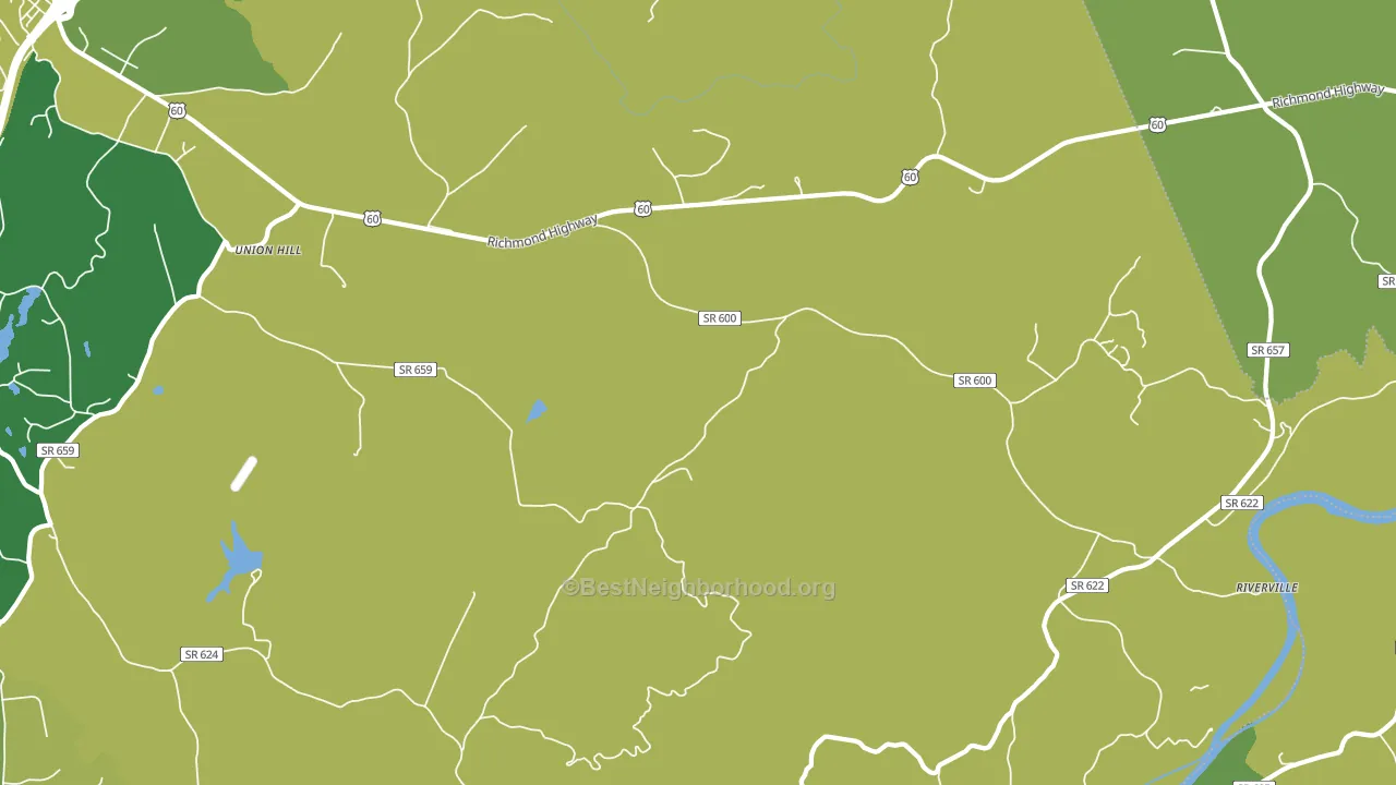 Clifford, VA block-group voter-turnout map