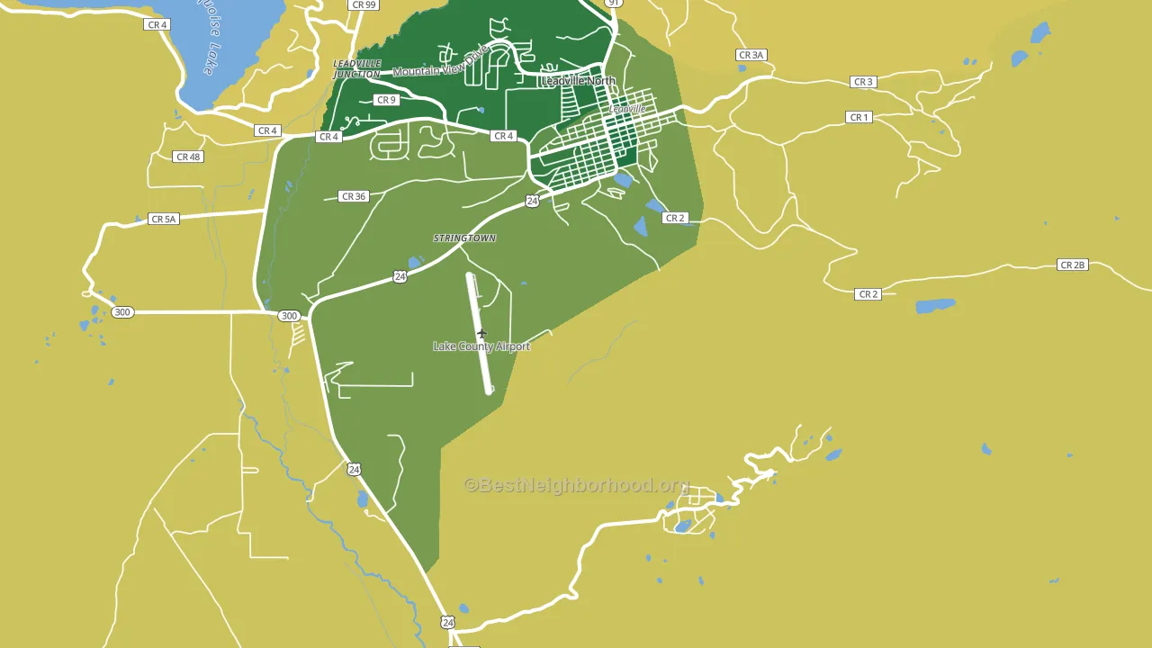Climax, CO block-group voter-turnout map