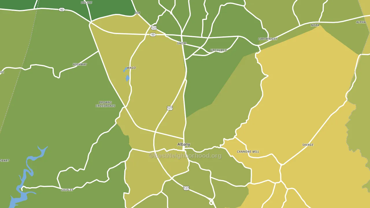 Clinton County, KY block-group voter-turnout map