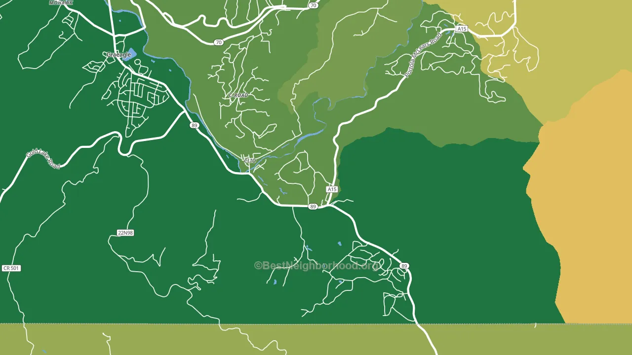 Clio, CA block-group voter-turnout map