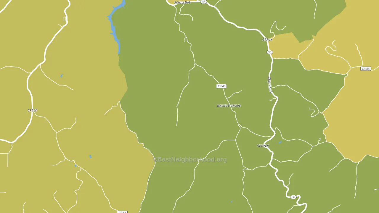 Clio, WV block-group voter-turnout map