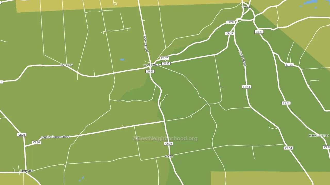 Clockville, NY block-group voter-turnout map