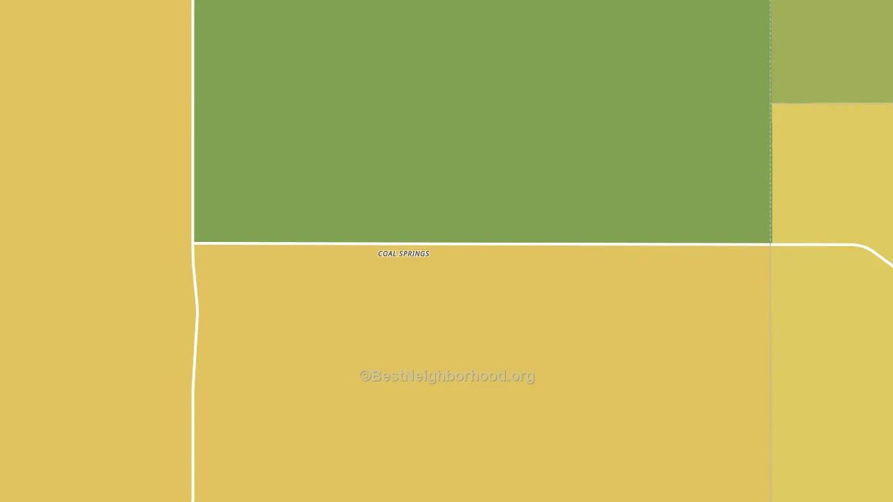 Coal Springs, SD block-group voter-turnout map