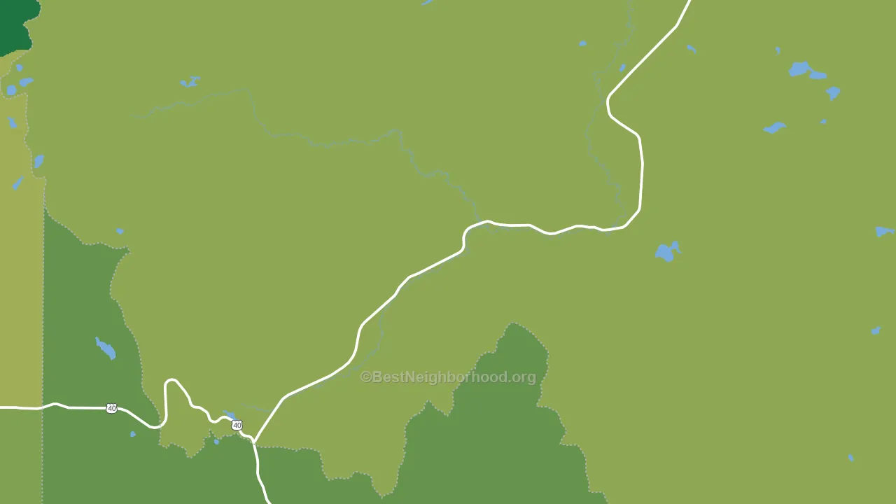 Coalmont, CO block-group voter-turnout map