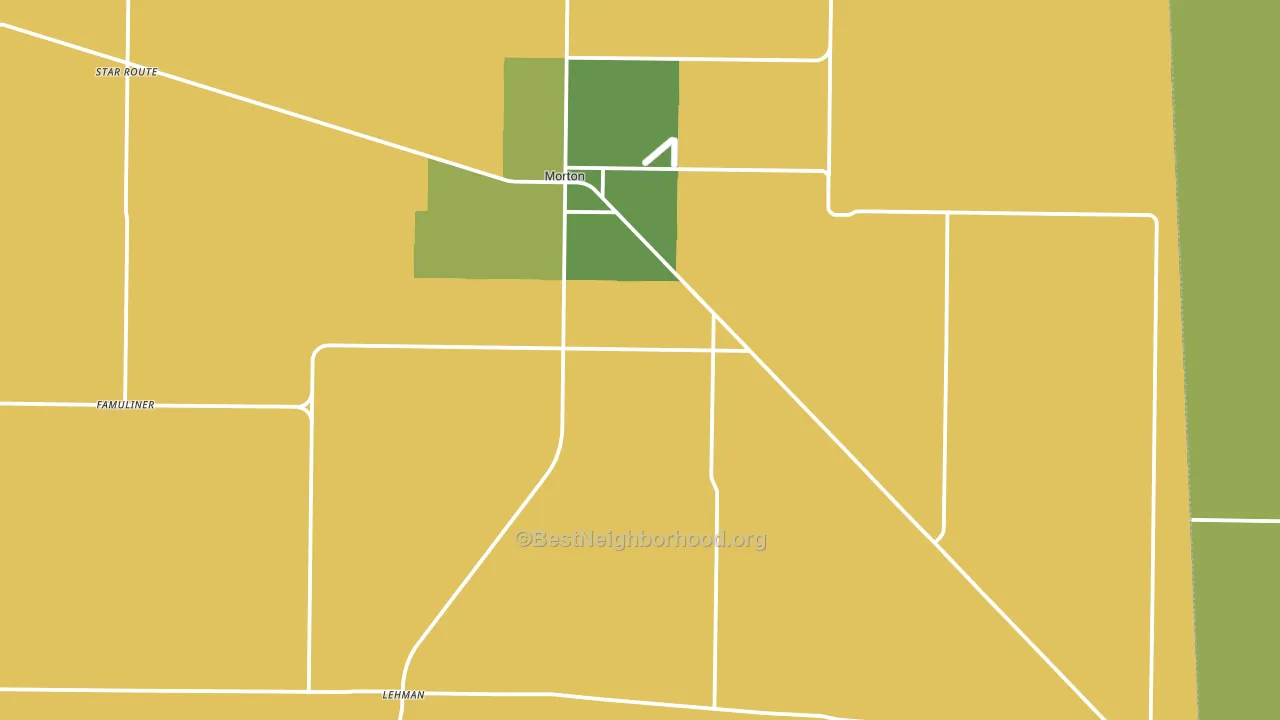 Cochran County, TX block-group voter-turnout map