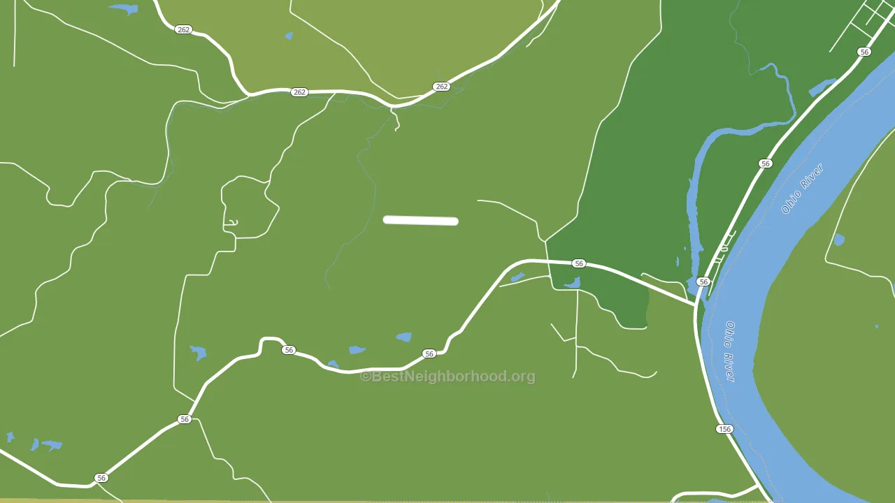 Cofield Corner, IN block-group voter-turnout map
