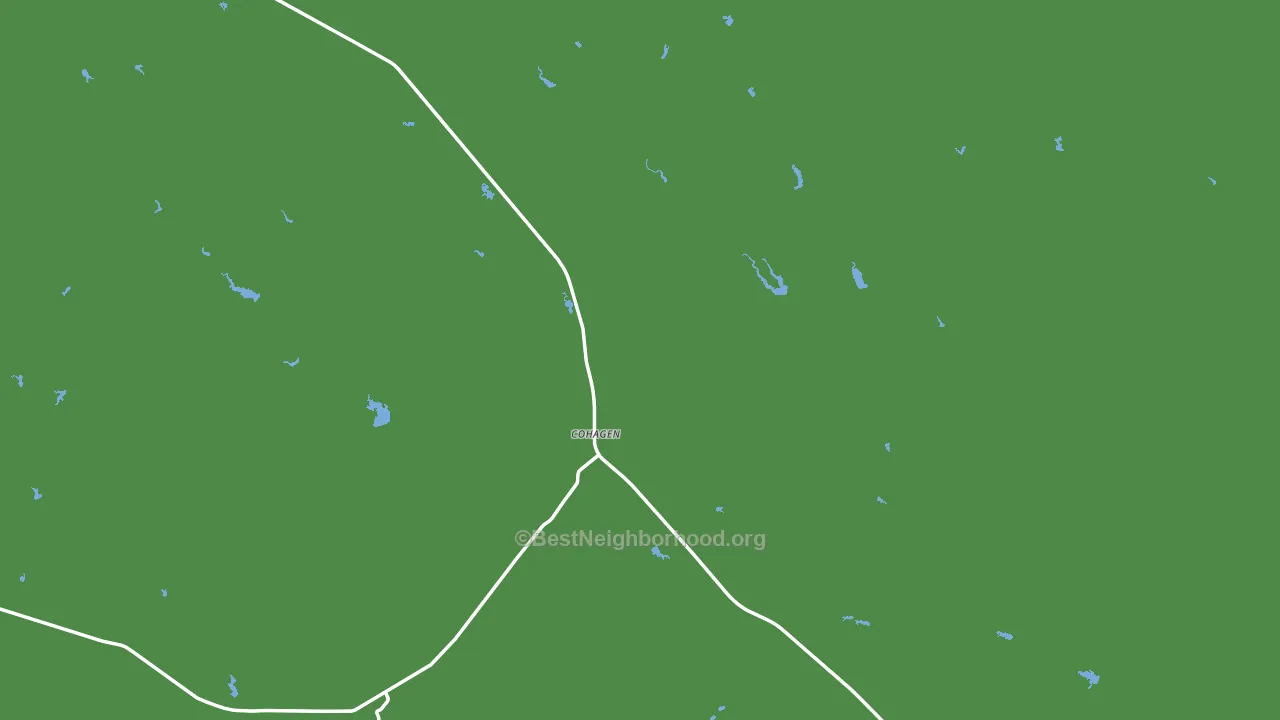 Cohagen, MT block-group voter-turnout map