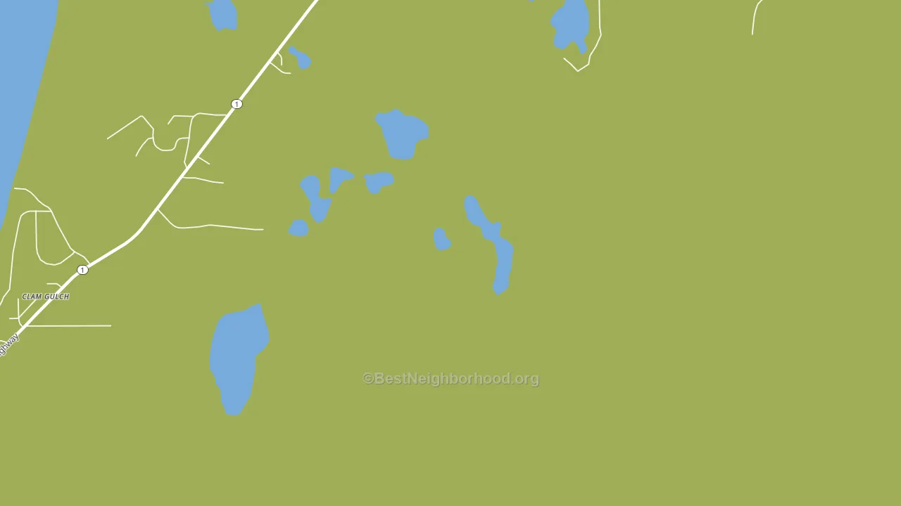Cohoe, AK block-group voter-turnout map
