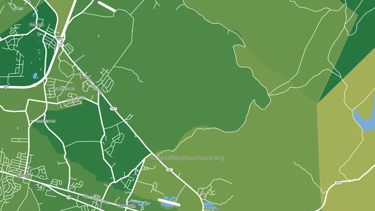 Cold Spring, PA block-group voter-turnout map