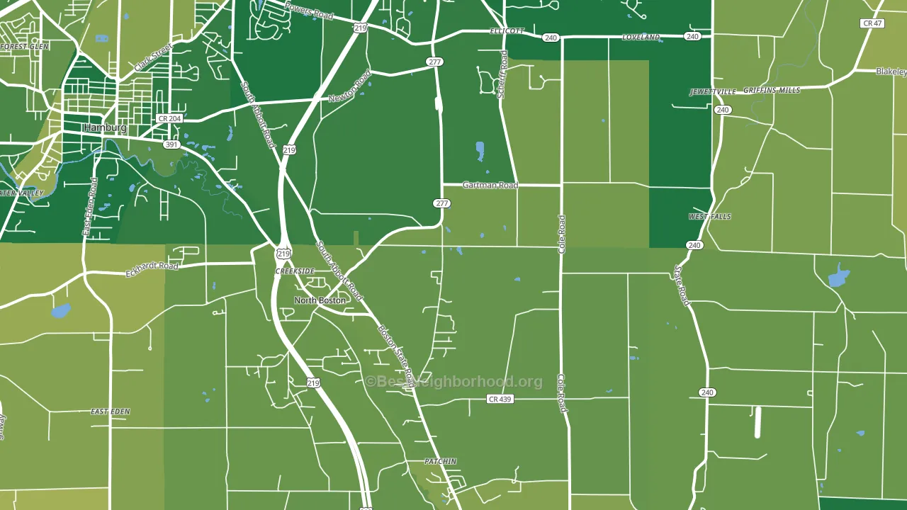 Colden, NY block-group voter-turnout map